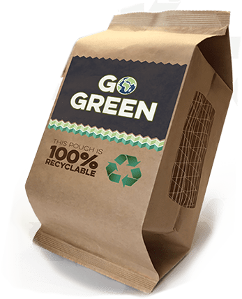 Go Green 100% Recyclable Paper Packaging
