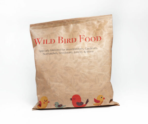 Wild Bird Food specially blended for Woodpeckers, Cardinals, Nuthatches, Grosbeaks, Juncos, and more